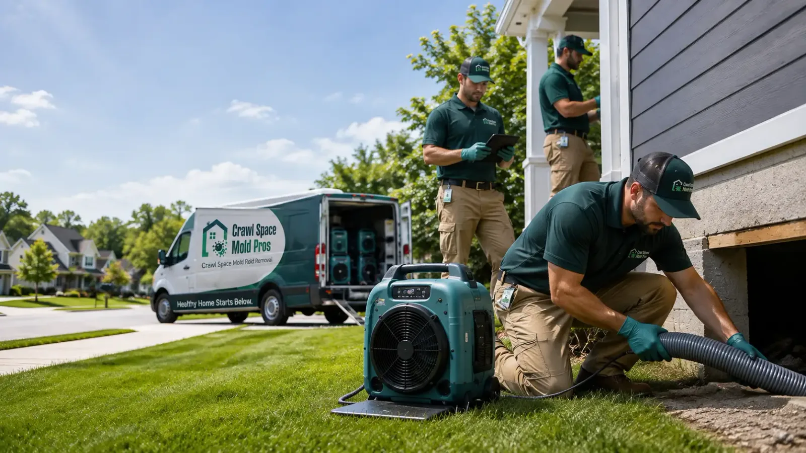Crawl Space Mold Removal in Roodhouse, IL